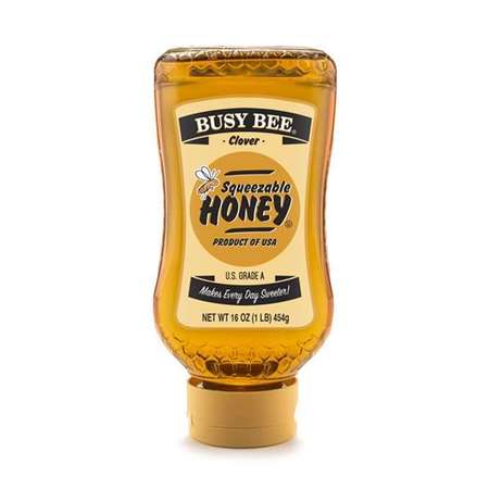 BUSY BEE 16 oz. Busy Bee Honey, PK12 BB1006